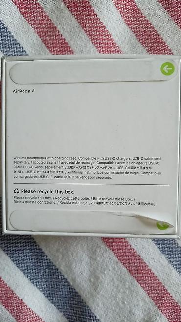 hoco airpods qiymeti: Apple AirPods 4 — simsiz qulaqlıq və şarj qutusu - Rəsmi qablaşdırma — 4