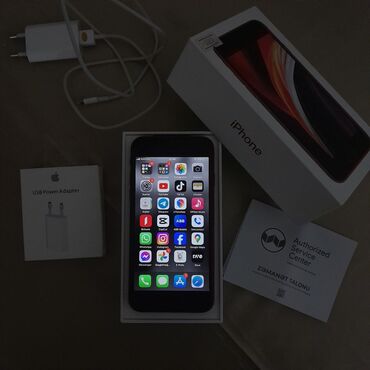 Apple iPhone: IPhone SE 2020, 64 GB, Qırmızı