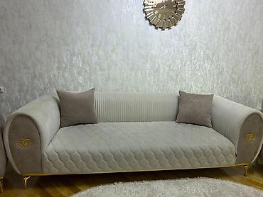 Divan və kreslo dəstləri: İşlənmiş, Divan, 2 kreslo, Bazasız, Açılmayan — 3