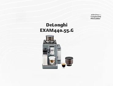 kapütür: DeLonghi EXAM440.55.G ✅ Növ: Qəhvəbişirən ✅ Su səviyyəsinin — 1