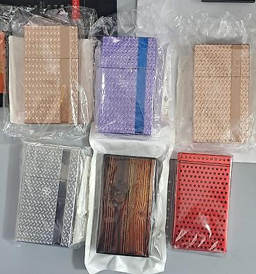 Зажигалки: ⚡️Портсигары - коричневый, серебряный, залотистый цвета. Удобный — 12