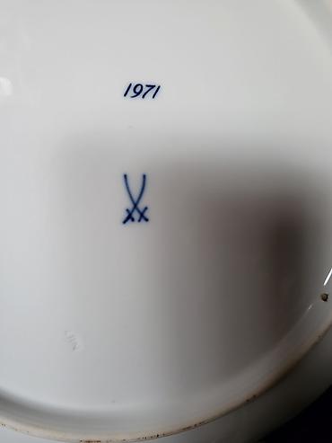 Ostali kućni dekor: Tanjir Meissen,Bozicna kolekcija 1971god. Meissen tanjir za na zid,iz — 9