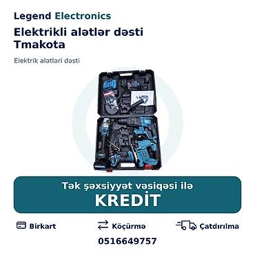 Elan başlığı: Elektrikli alətlər dəsti Tmakota (akkumulyator, drel