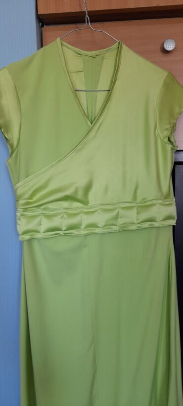 velicine haljina po brojevima: M (EU 38), bоја - Zelena, Drugi stil, Kratkih rukava