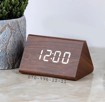 Ev saatları: Elektron saat Elektron masaüstü saat Taxta elektron stolüstü saat🕰️ -da lalafo.az — 2 Ev saatları: Elektron saat Elektron masaüstü saat Taxta elektron stolüstü saat🕰️ — 2