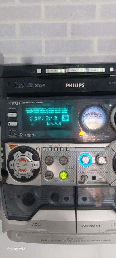 Musiqi mərkəzləri: Hollandiya brendi və Hollandiya istehsalı olan Philips FW-V787 VCD — 6