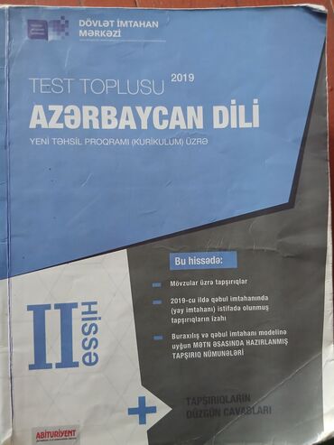 tqdk azerbaycan dili pdf: 2019-cu il nəşri olan bu "Azərbaycan Dili Test Toplusu" kitabı II