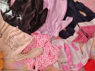 Paketi dečije odeće: Paket dečije garderobe za devojčice – razni komadi za hladnije dane — 1
