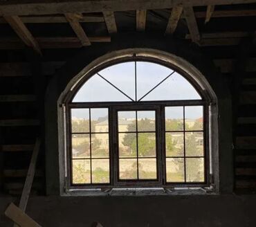 Plastik pəncərələr: Yeni İkiqat şüşə paketi Plastik pəncərə, Еni: 1 sm, Uzunluğu: 100 sm, Pulsuz quraşdırma — 14