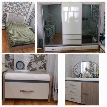 qiz ucun mebeller: .💫 Yataq mebeli dəsti 💸 *Qiymət 550 azn* ✔️İdeal vəziyyətdə ✔️Matras