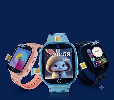 uşaqlar ucun smart saatlar: Smartbarry C009 Uşaq Ağıllı Saatı – 5G dəstəkli, SIM-kart yuvalı — 2
