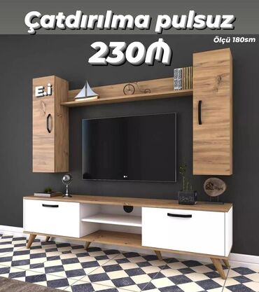 işlənmiş kuxna mebeli alıram: *TV stend / TV Altı 230Azn💥* ✔️Rəng seçimi var Ölçü 180x35 ✔️ *Şəhər