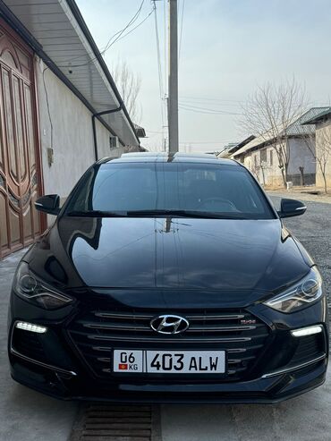черный hyundai: Hyundai Avante: 2018 г., 1.6 л, Автомат, Бензин, Седан