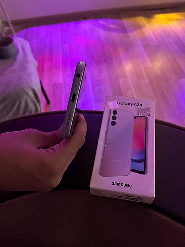 samsung tv ikinci el: Samsung Galaxy A24 4G, 128 GB, rəng - Gümüşü, Barmaq izi — 5