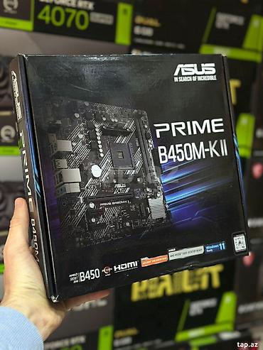 asus rog strix g16: Ana Platası Asus Prime B450M-K II, Yeni — 1