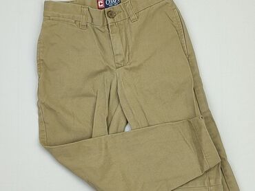 spodnie z wysokim stanem szerokie: Material trousers, 3-4 years, 98/104, condition - Good
