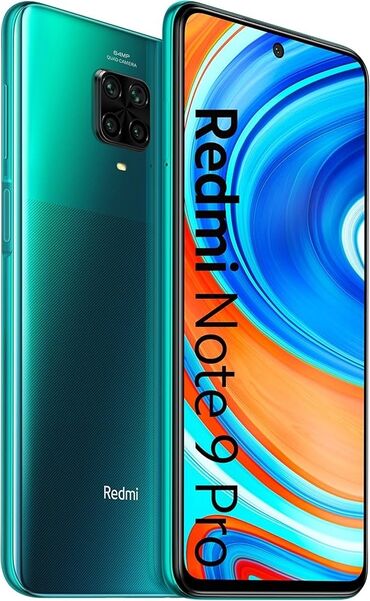 xiaomi redmi note 9 pro qiyməti: Xiaomi Redmi Note 9 Pro Max, 128 GB, rəng - Göy, 
 Sensor, Barmaq izi, İki sim kartlı