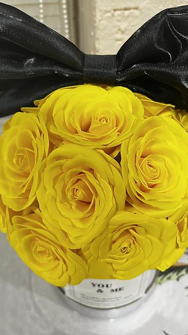Цветы и букеты: Букет из 21 розочки Букет из мыло Букет роз Каждый лепесток сделан — 9