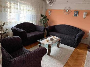 Prekrivači za nameštaj: Velur, Višenamenski, bоја - Braon — 4