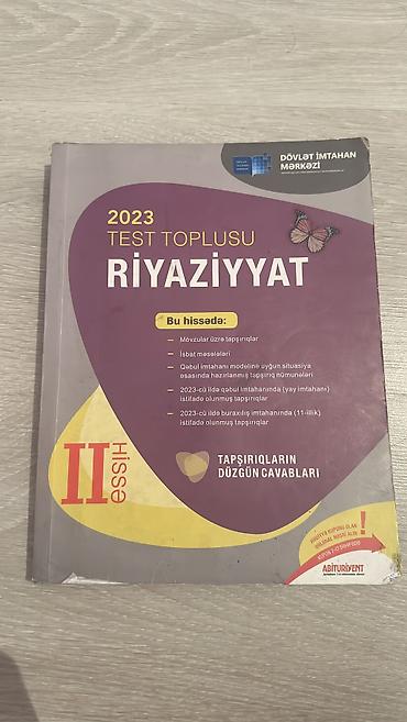 turk kitabları: Riyaziyyat 1,2 hisse toplu — 2