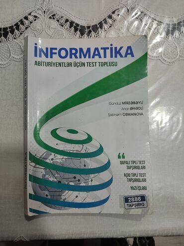 ədəbiyyat test toplusu 2019 pdf indir: Gündüz Mirzəbəyli informatika abituriyentlər üçün test toplusu