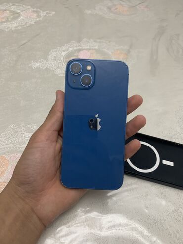 телефон бишкек бу: IPhone 13, Колдонулган, 128 ГБ, Каптама, 85 %