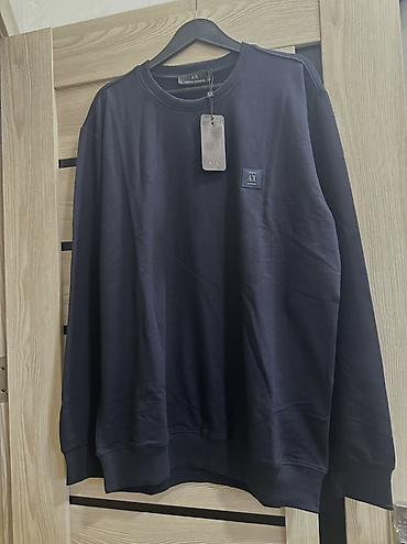 Sviterlər: Sviter, Armani Exchange, 3XL, rəng - Göy — 1