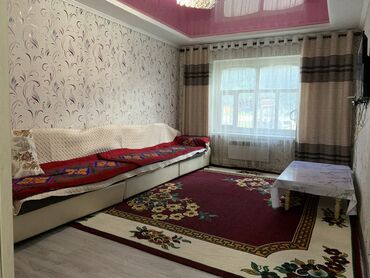 долгосрочная аренда квартира бишкек кызыл аскер: 2 бөлмө, 54 кв. м, 105-серия, 1 кабат, Косметикалык ремонт