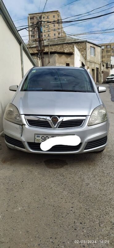 опель зафира: Opel Zafira: 1.8 l | 2007 il | 410550 km Sedan