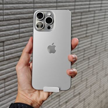 Apple iPhone: IPhone 15 Pro Max, 256 GB, Natural Titanium, Zəmanət, Sənədlərlə