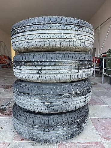 продается авто: Diqqətlə oxu! 185/75/14 disk təkər 4 bolt 2 təkər hankokdu 2 təkər — 1
