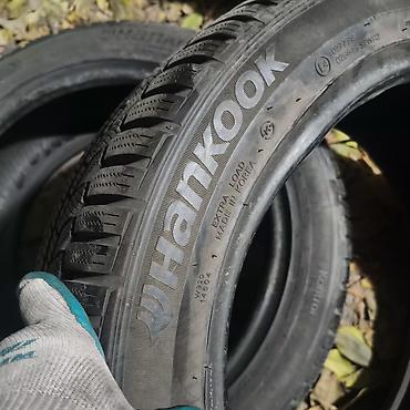 w210 55: Шины 235 / 45 / R 17, Зима, Б/у, Комплект, Легковые, Корея, Hankook — 3