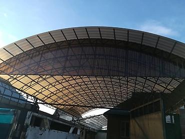 Распашные ворота: Металлические ворота с декоративными панелями .Ферма и навесом любой — 22