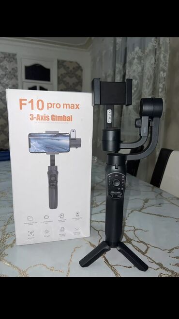 F10 Pro Max 3 oxlu gimbal. Bu cihaz sabit və hamar video çəkilişləri