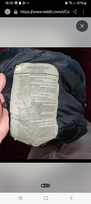 Çadırlar: Tennier (Brookwood) Modular Sleeping Bag – Intermediate Cold - Model — 3