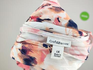 sandaly crocs j2: Croft & Barrow, T-shirt damski, rozmiar 5XL — 5
