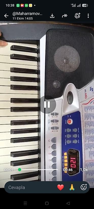 mini karavan satisi: Elektron sintezator klaviatura - Model: XTS-3063 (görünən loqoya — 2