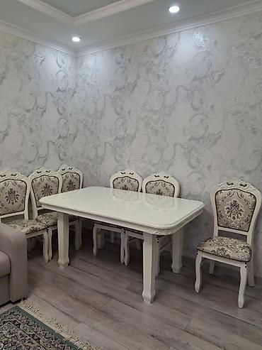 стол и 4 стула для кухни: Стол и стул для зала, Новый, Самовывоз, цвет - Белый — 1