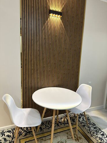 Кухонные столы и стулья: Кухонный стол и стул, Новый, Платная доставка, цвет - Белый — 9