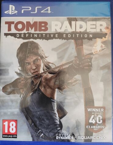 ps4 oyun disk: Ps4 tomb raider definitive edition