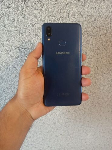 Samsung: Samsung A10s, 32 GB, rəng - Göy, Barmaq izi