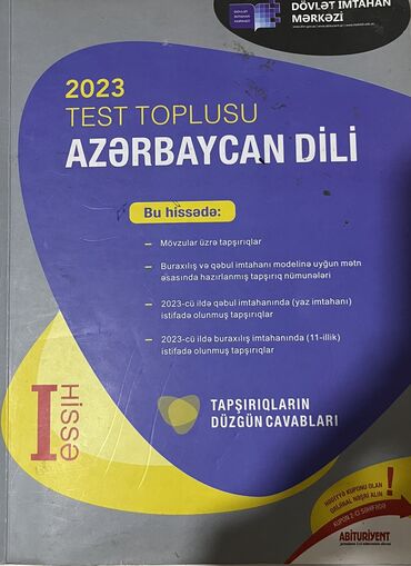 mhm informatika test toplusu pdf: Azərbaycan dili 11-ci sinif, 2023 il, Ödənişli çatdırılma