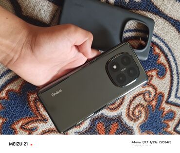 wifi адаптеры о: Redmi, Redmi Note 14 Pro Plus, Колдонулган, 256 ГБ, түсү - Кара, 2 SIM