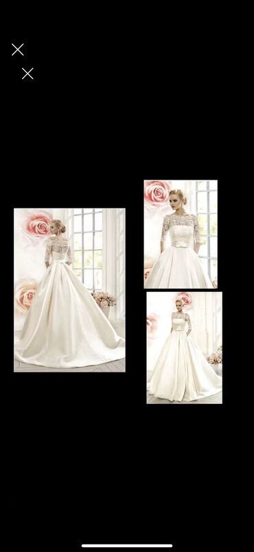 белый платья: Изысканное свадебное платье в стиле Dior, из капсульной коллекции