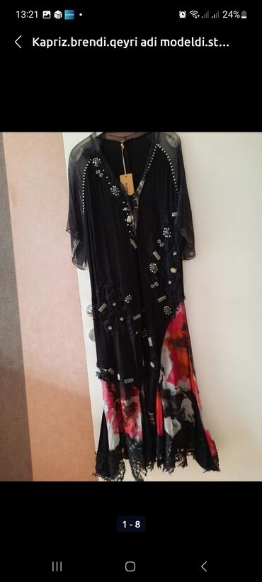 Ziyafət donları: Jovanni brend.temiz ipekden ortasi iri gawlarla bezedilmiw klyow model -da lalafo.az — 15 Ziyafət donları: Jovanni brend.temiz ipekden ortasi iri gawlarla bezedilmiw klyow model — 15