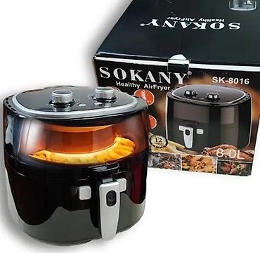 8: АЭРОГРИЛЬ Sokany SK-8016 — ЕДА КАК В РЕСТОРАНЕ БЕЗ МАСЛА! Хочешь — 1