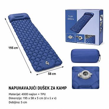 KMT Prostirka naduvavajući u jastuk model 501695 Kategorija: Sport i