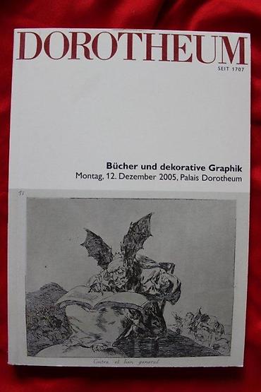 Knjige: AUKCIONI KATALOG DOROTHEUM, BUCHER UND DEKORATIVE GRAPHIK | Aukcioni — 1