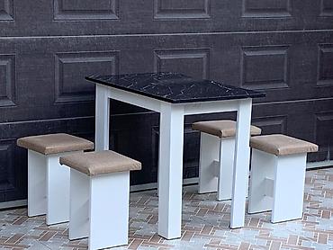 Masa və oturacaq dəstləri: Mətbəx üçün, 4 stul — 10