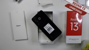 охлаждение для телефона: Redmi, Redmi 13, Б/у, 128 ГБ, цвет - Черный, 2 SIM
